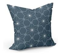 Fabulous Housse de coussin Multicolore Motif Etoile Japonais Bleu [40x40 cm] Multicolore G