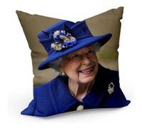 Fabulous Housse de coussin Multicolore Reine Elisabeth II Vetements Bleu Royal [40x40 cm] Multicolore G