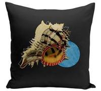 Fabulous Housse de coussin noir Coquillage Minimaliste [40x40 cm] Noir G