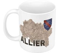 Fabulous Mug céramique Allier carte ancienne Blanc G