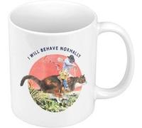 Fabulous Mug céramique Behave Normally Chat Blanc G