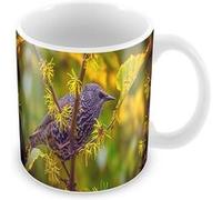 Fabulous Mug céramique Bel Oiseau Sur Une Branche Blanc G