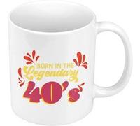 Fabulous Mug céramique Born in the Legendary 40's Blanc G