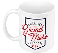 Fabulous Mug céramique Certifiée Grand-Mère de l'Année Blanc G