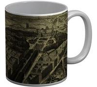 Fabulous Mug céramique Dessin Ancien Jardin Du Luxembourg Paris Blanc G