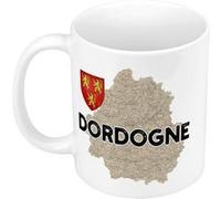 Fabulous Mug céramique Dordogne carte ancienne Blanc G