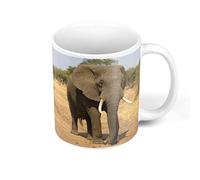 Fabulous Mug Céramique Elephant d'Afrique Savane Photo Nature Vie Sauvage