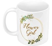 Fabulous Mug céramique Flower Girl Cercle Fleurs Blanc G