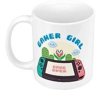 Fabulous Mug céramique Gamer Girl Mario Blanc G