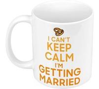 Fabulous Mug céramique I Can't Keep Calm I'm Getting Married Blanc G