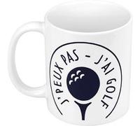 Fabulous Mug céramique J'Peux pas j'ai Golf Blanc G