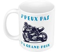 Fabulous Mug céramique J'peux pas y'a Grand Prix Moto Blanc G