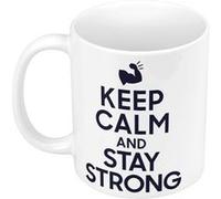 Fabulous Mug céramique Keep Calm and Stay Strong Blanc G