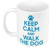 Fabulous Mug céramique Keep Calm and Walk the Dog Blanc G