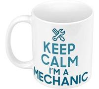 Fabulous Mug céramique Keep Calm I'm a Mechanic Blanc G