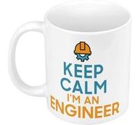 Fabulous Mug céramique Keep Calm I'm an Engineer Blanc G