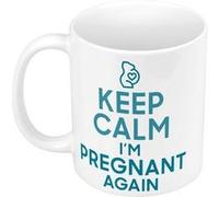 Fabulous Mug céramique Keep Calm I'm Pregnant Again Blanc G