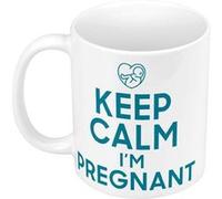 Fabulous Mug céramique Keep Calm I'm Pregnant Blanc G