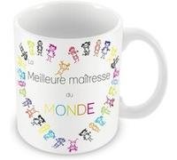 Fabulous Mug céramique La Meilleures Maîtresse du Monde Coeur Blanc G