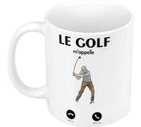 Fabulous Mug céramique Le Golf M'Appelle Blanc G