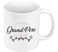 Fabulous Mug céramique Le Meilleur Grand Père du Monde Blanc G
