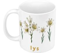 Fabulous Mug céramique Lys Chic Blanc G