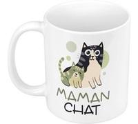 Fabulous Mug céramique Maman Chat Blanc G