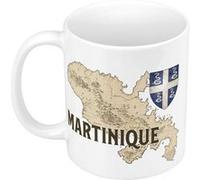 Fabulous Mug céramique Martinique carte ancienne Blanc G