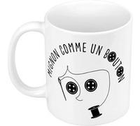 Fabulous Mug céramique Mignon Comme un bouton Blanc G