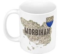 Fabulous Mug céramique Morbihan carte ancienne Blanc G