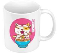 Fabulous Mug céramique Neko Ramen Japon Chat Blanc G
