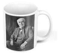 Fabulous Mug céramique Thomas Edison Lumiere Scientifique Blanc G