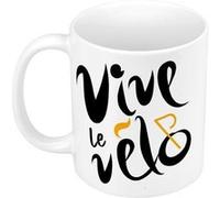 Fabulous Mug céramique Vive le Vélo Blanc G