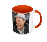 Fabulous Mug de Couleur Qualité Premium Orange - louis de funes bourvil complices rires - Tasse avec anse et intérieur de couleur