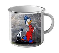 Fabulous Mug Emaillé Métal oncle picsou street art graffiti Banksy