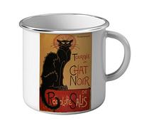 Fabulous Mug Emaillé Métal Tournee Du Chat Noir Steinlen Retro Vintage affiches