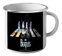 Fabulous Mug en métal émaille Beatles Abbey Road Pop Blanc G