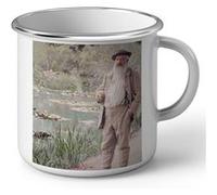 Fabulous Mug en métal émaille Claude Monet Nenuphares Peintre Blanc G