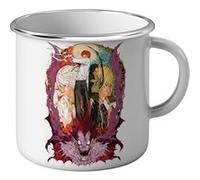 Fabulous Mug en métal émaille Death Note Manga Blanc G