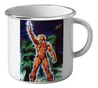 Fabulous Mug en métal émaille He Man And The Masters Of The Universe Blanc G