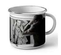 Fabulous Mug en Métal Emaillé Jacques Chirac Swag Classe Coiffure President France