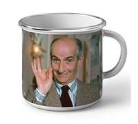 Fabulous Mug en Métal Emaillé Louis De Funes Acteur Francais Comedie
