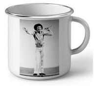 Fabulous Mug en métal émaille Michael Jackson Enfant 1970 Jackson 5 Blanc G