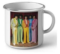 Fabulous Mug en métal émaille Michael Jackson Jackson 5 1975 Blanc G