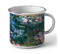 Fabulous Mug en Métal Emaillé Monet Les Nympheas Peinture France
