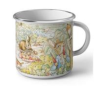 Fabulous Mug en Métal Emaillé Petter Rabbit Pierre Lapin Jardin Illustration Enfant Beatrice Potter