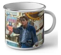 Fabulous Mug en métal émaille Retour Vers le Futur Marty McFly Michael J. Fox Blanc G