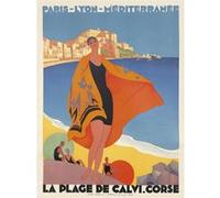 Fabulous Poster Calvi corse affiche vintage (61cm x 82cm) G