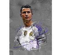 Fabulous Poster Cristiano ronaldo madrid artwork (42cm x 54cm) G