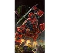 Fabulous Poster Deadpool attaque skrull (42cm x 75cm) G